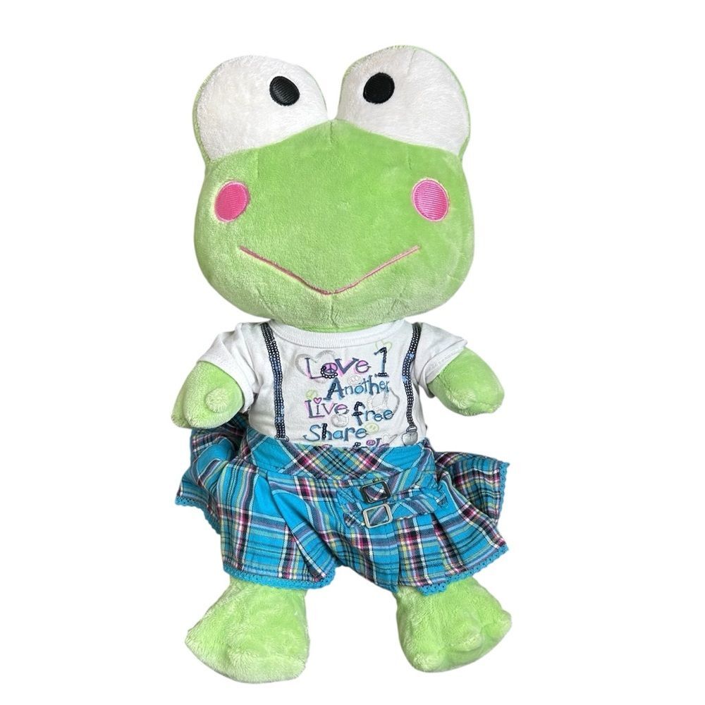RARE Keroppi Sanrio Frog 50th Anniversary Edition Build a Bear